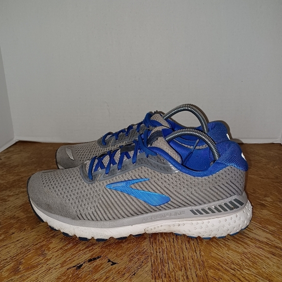 Brooks Mens Adrenaline GTS 20 1103071D051 Gray Running Sneakers Sz 9D (132 Box16 - Picture 2 of 10